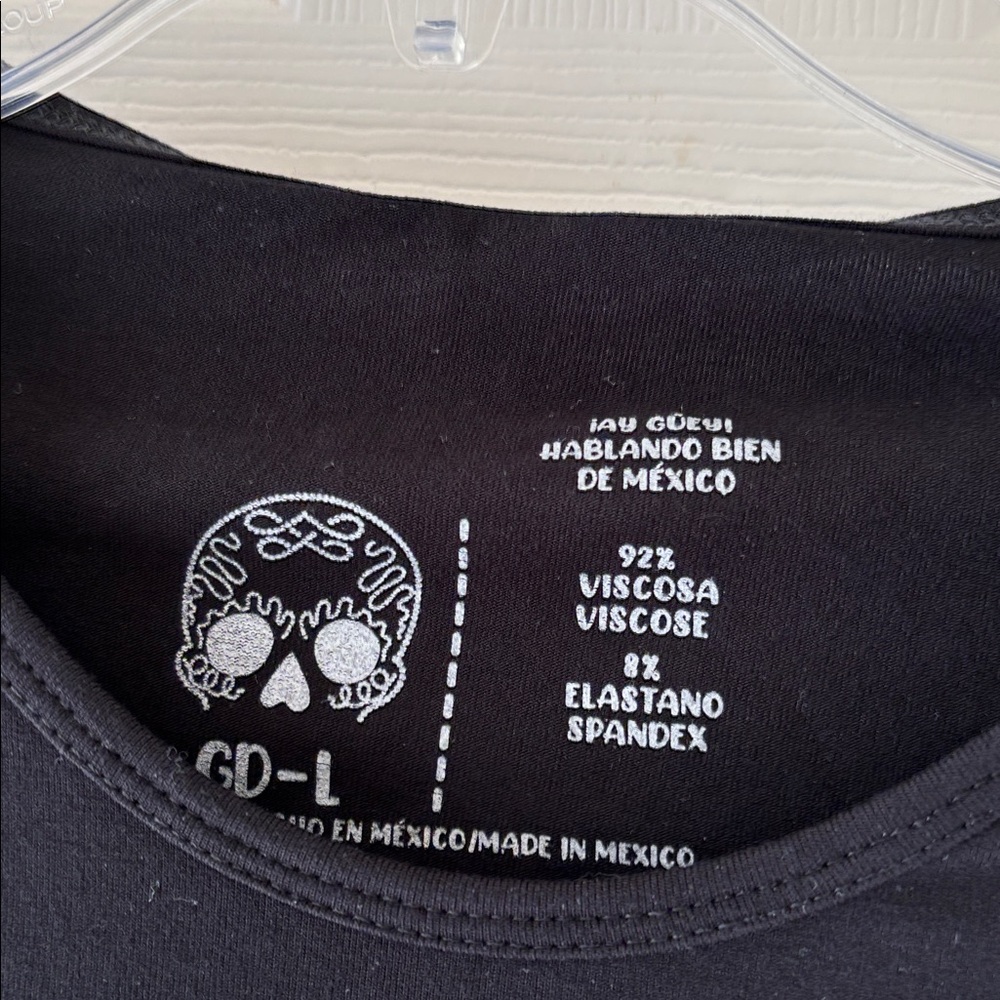 Ayguey Black Skull Graphic graphic tee. NWT - Picture 3 of 5